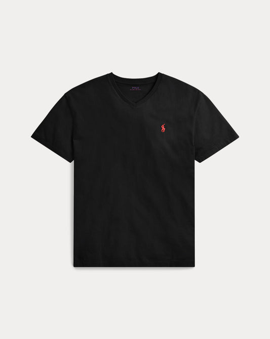 Classic Fit Jersey V-Neck T-Shirt Black