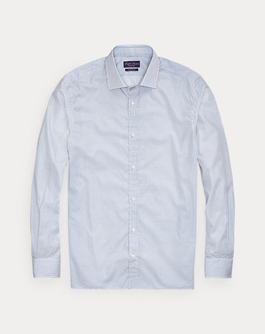 Tattersall Shirt Light Blue