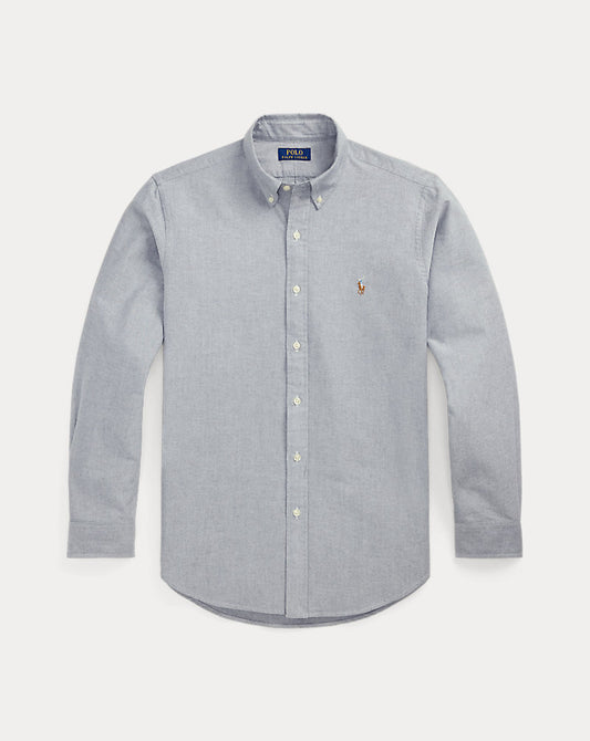 Slim Fit Oxford Shirt Slate
