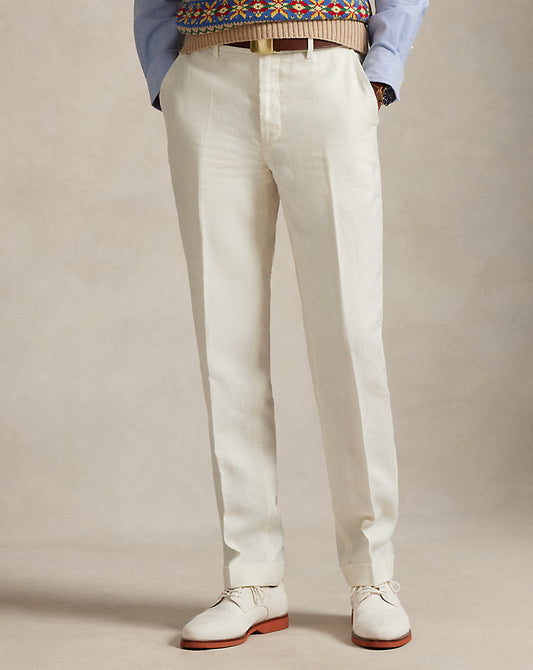 Linen Suit Trouser Cream