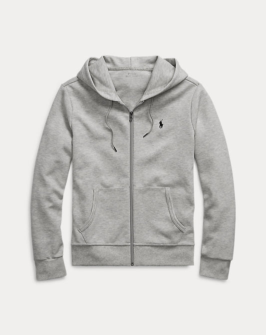 Double-Knit Full-Zip Hoodie Light Sport Heather