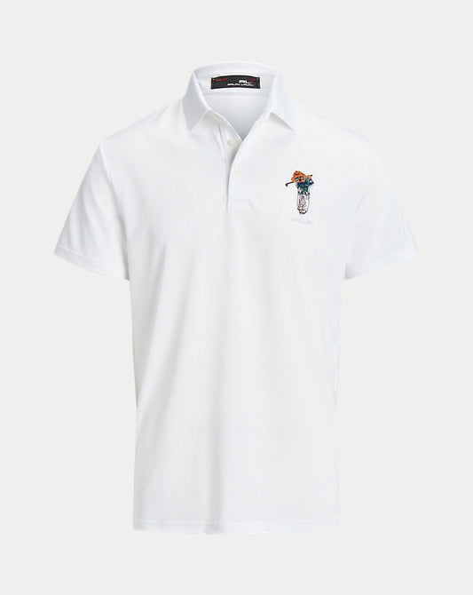 Custom Slim Fit Polo Bear Polo Shirt Ceramic White