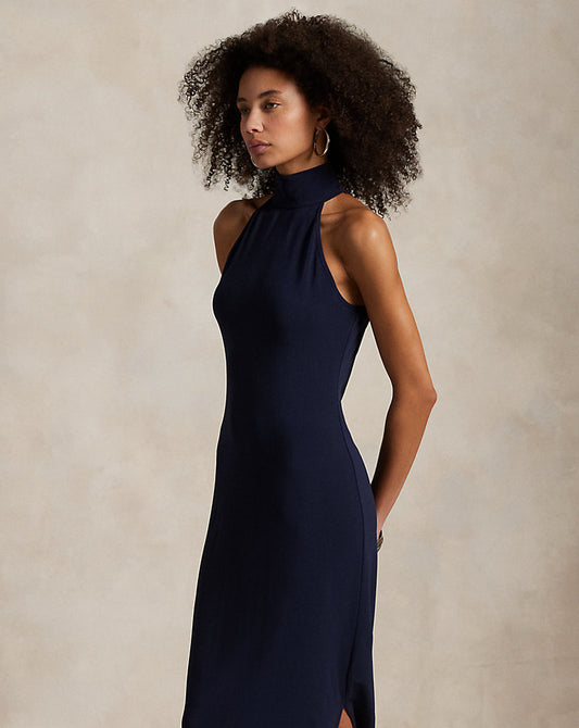 Rollneck Jersey DressInk