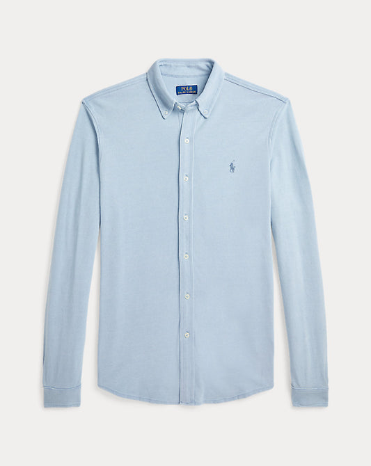 Featherweight Mesh Shirt Light Indigo