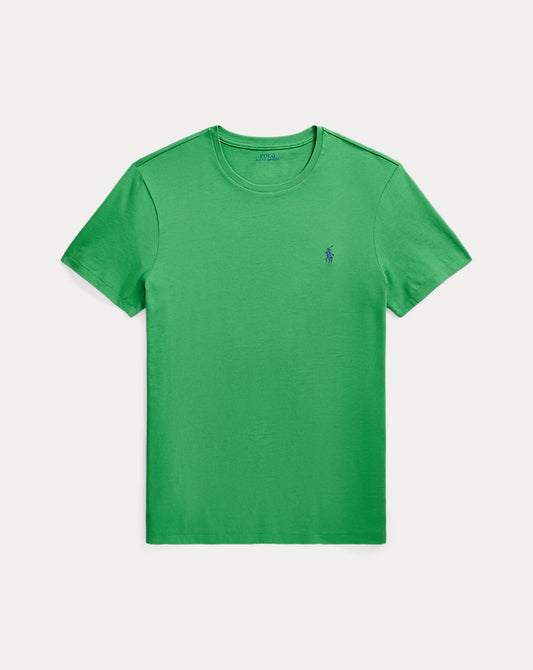 Custom Slim Fit Jersey Crewneck T-Shirt Raft Green