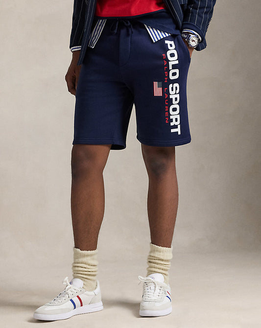 20.5 cm Polo Sport Fleece Short Cruise Navy/White