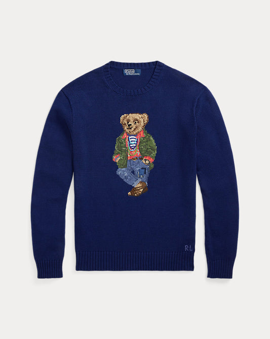 Polo Bear Cotton Jumper Freshwater Tahiti Be