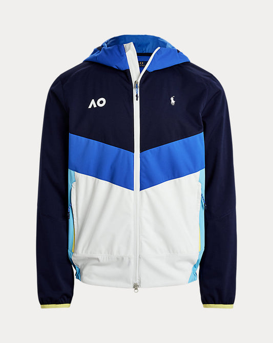 Australian Open Packable Jacket Ceramic White Multi