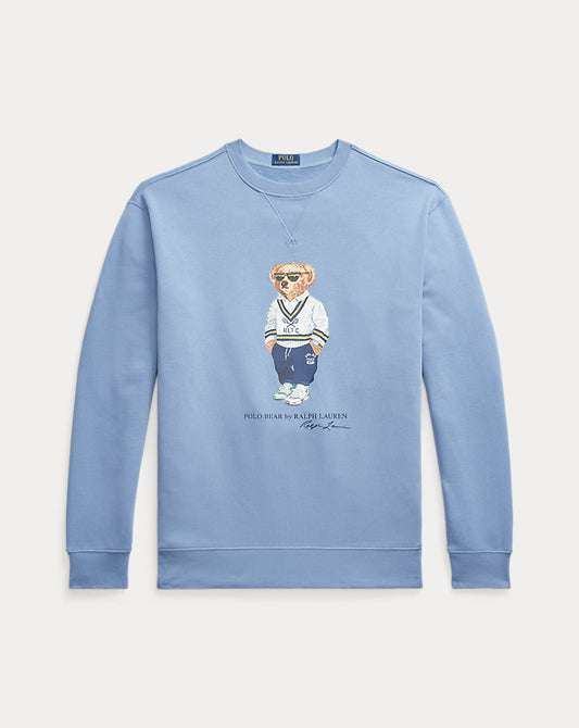 Polo Bear Fleece Sweatshirt Campus Blu Hrtg Icns