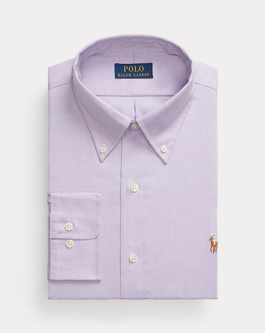 Custom Fit Oxford Shirt Light Purple/White