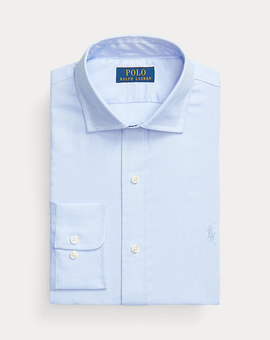 Custom Fit Textured Shirt Blue/White