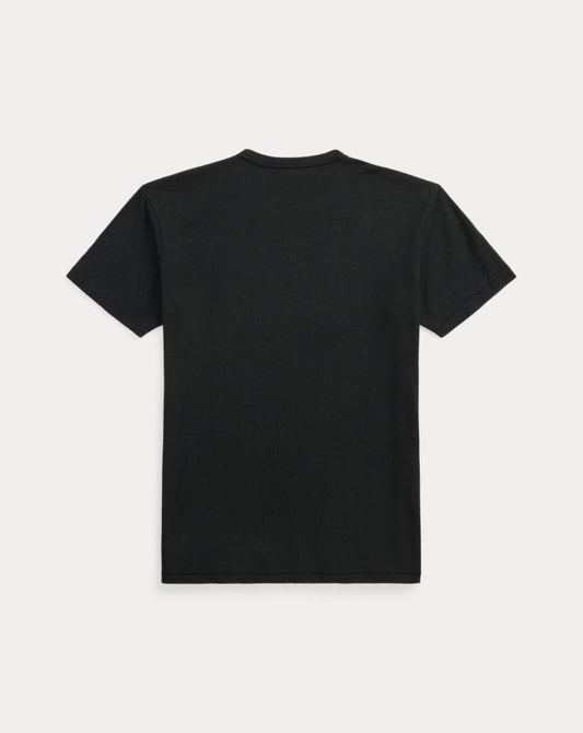 Logo Cotton-Hemp Jersey T-Shirt Faded Black Canvas