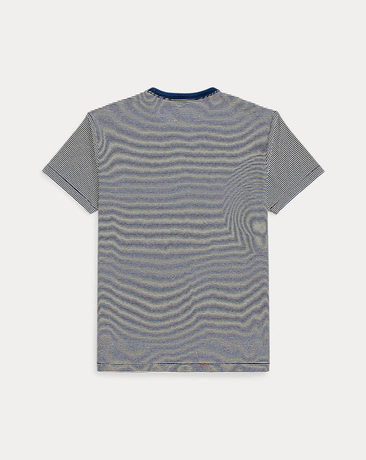 Striped Logo Jersey T-Shirt Indigo/Multi