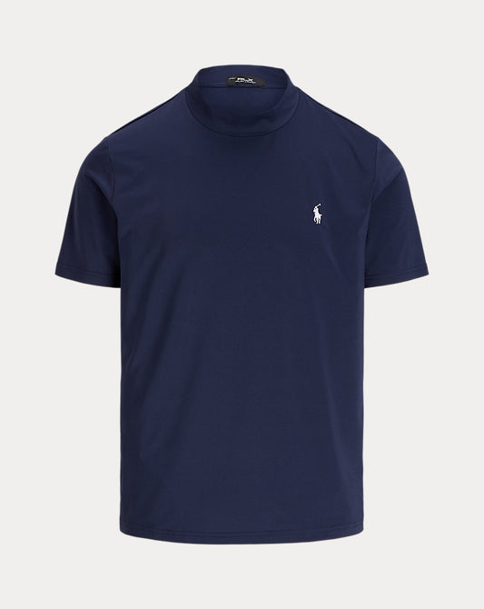 Tailored Fit Performance Mockneck Refined Navy