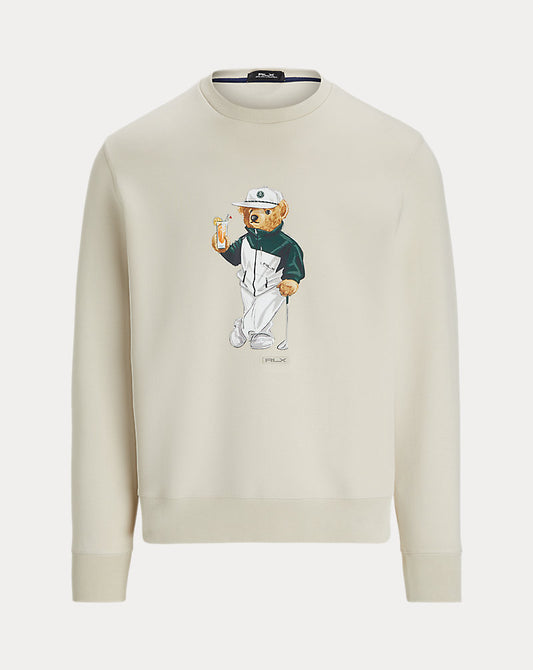 Classic Polo Bear Double-Knit Sweatshirt Basic Sand