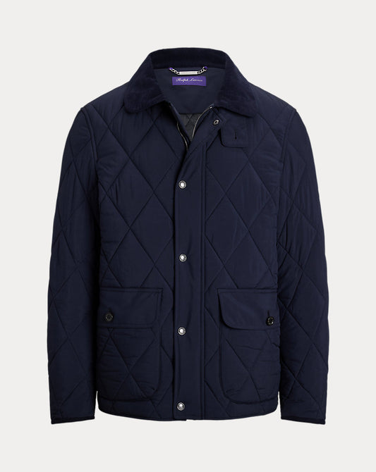Carleton Quilted Down Jacket Classic Chairman Navy