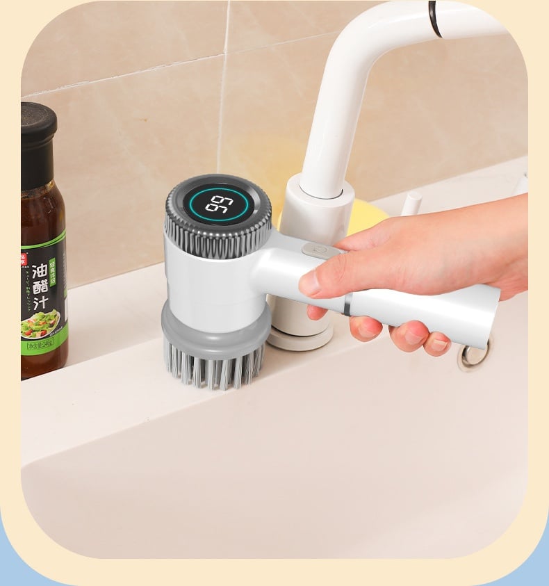 Cleaning Without Hurting Your Hands-Multifunctional Electric Cleaning Brush💦