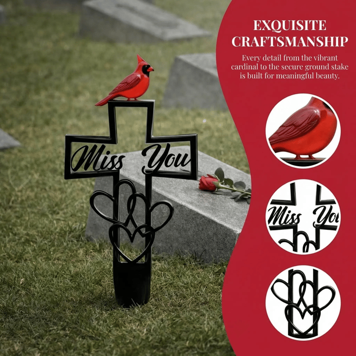 Metal Cemetery Memorial Plaque for Remembrance
