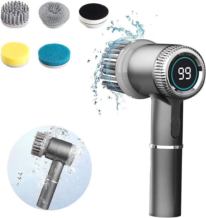 Cleaning Without Hurting Your Hands-Multifunctional Electric Cleaning Brush💦