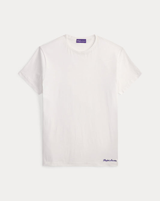 Lisle Crewneck T-Shirt Classic White