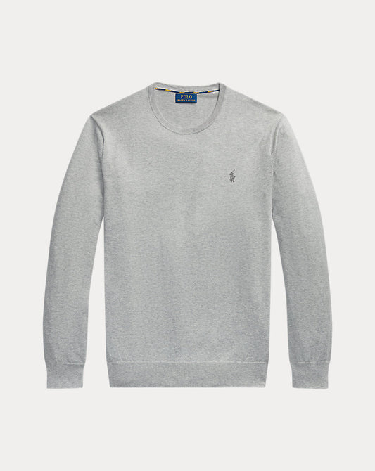 Slim Fit Cotton Sweater Andover Heather