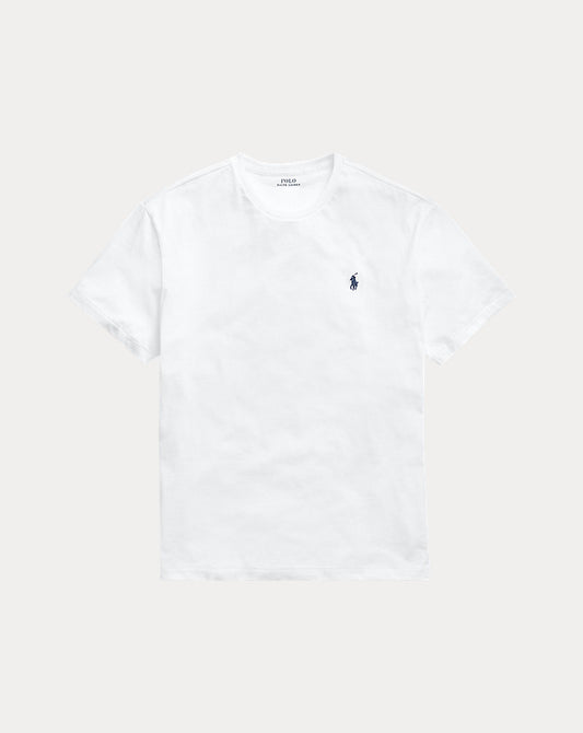 Classic Fit Jersey Crewneck T-Shirt White