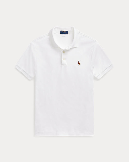Slim Fit Soft-Touch Polo Shirt White