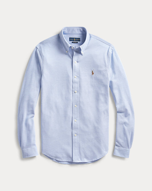 Knit Oxford Shirt Harbour Island Blue