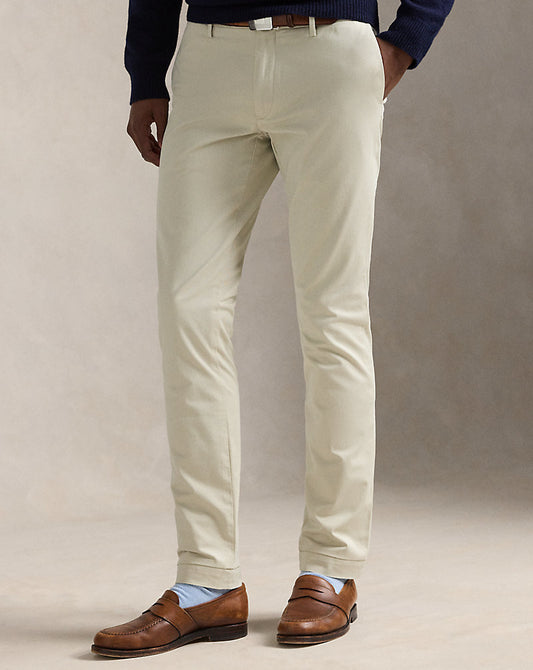 Stretch Slim Fit Chino Trouser Basic Sand