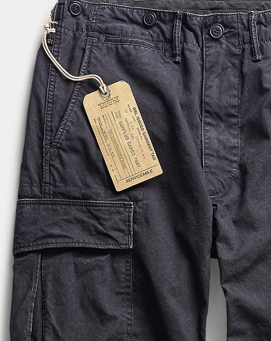 Surplus Canvas Cargo Trouser Black