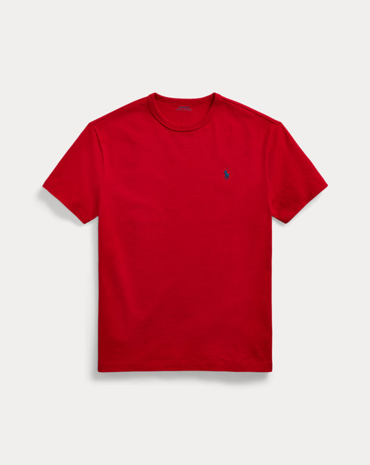 Classic Fit Jersey Crewneck T-Shirt Red