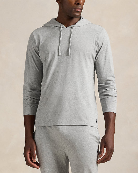 Cotton Jersey Sleep Hoodie Andover Heather