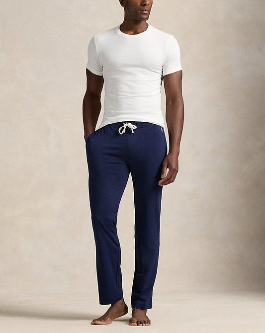 Cotton Jersey Pyjama Trouser Cruise Navy