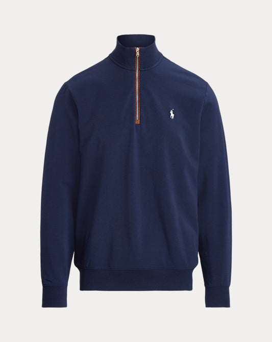 Water-Repellent Terry Sweatshirt Refined Navy
