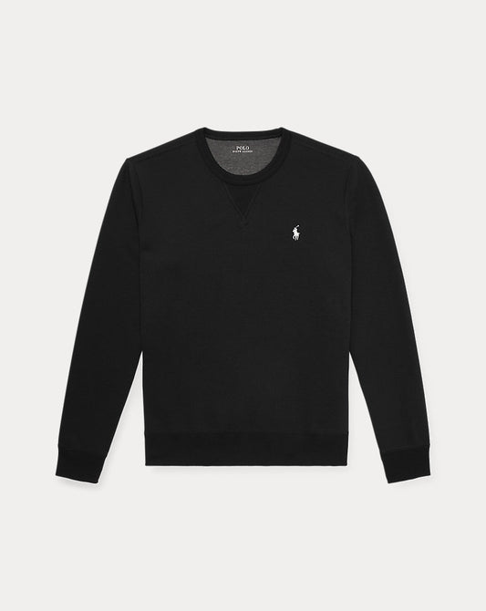 Double-Knit Pullover Black/Cream