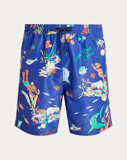 Traveller Classic Fit Bear Swim Trunk Leagues Below