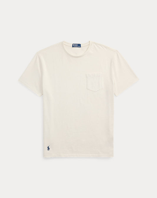 Classic Fit Jersey Pocket T-Shirt Deckwash White