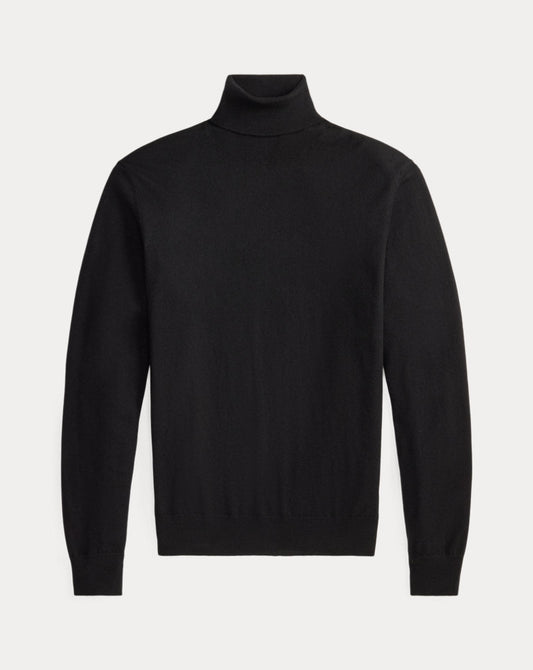 Cashmere Roll Neck Jumper Classic Black