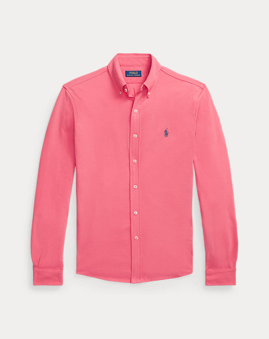 Featherweight Mesh Shirt Pale Red