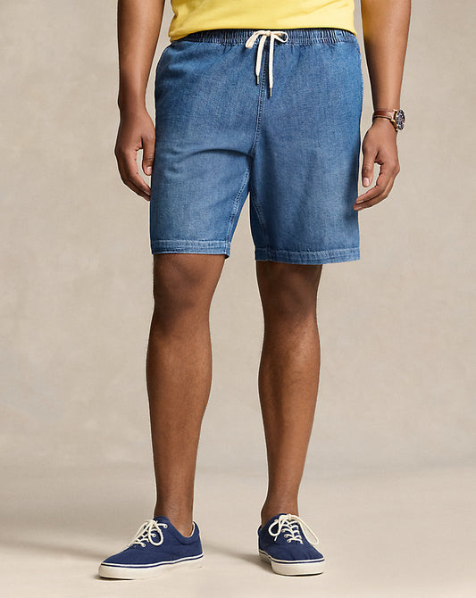Polo Prepster Denim Short Blane