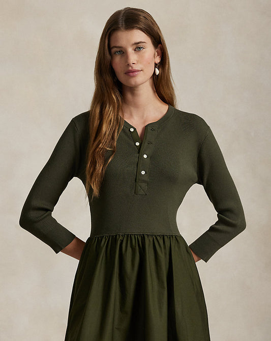 Henley-Bodice Dress