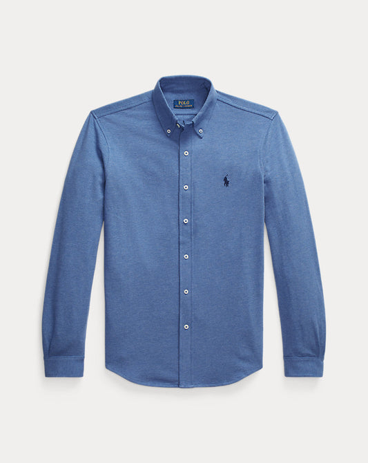 Featherweight Mesh Shirt Faded Royal Hthr