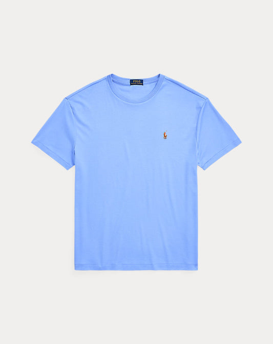 Custom Slim Fit Soft Cotton T-Shirt Canvas Blue