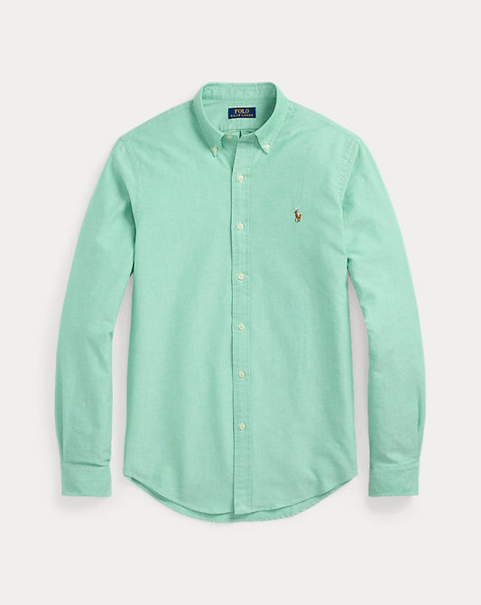Slim Fit Oxford Shirt Summer Emerald