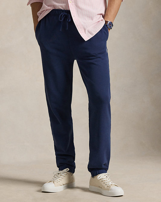Loopback Fleece Tracksuit Bottoms Cruise Navy