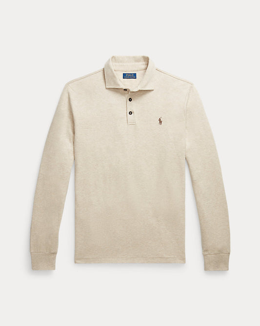 Luxury Jersey Polo Shirt Expedition Dune Heather/C