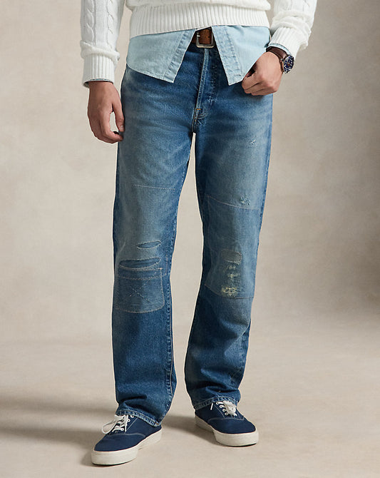 Heritage Straight Distressed Jean Isle Royale