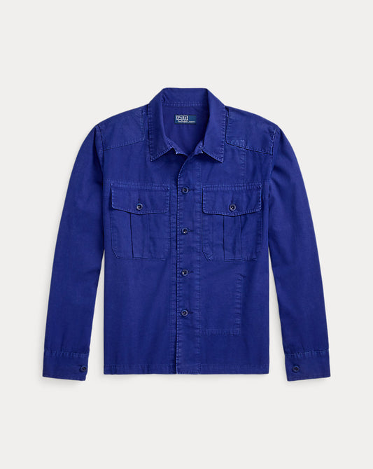 Twill Overshirt Chalet Blue