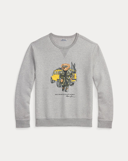 Polo Bear Double-Knit Sweatshirt Andover Htr Defender