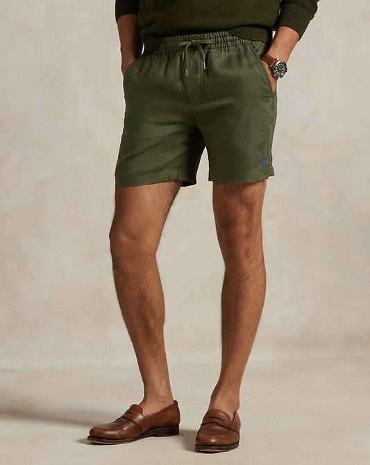 15 cm Polo Prepster Linen Short New Olive
